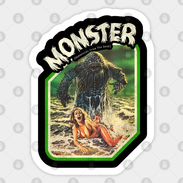 Humanoids From The Deep 80s Cult Horror Movie Sticker by darklordpug